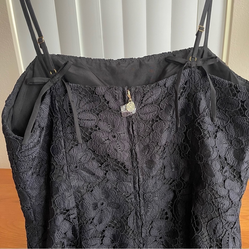 Lilly Pulitzer Maret Lace Dress Noir Size 14 - Picture 7 of 16